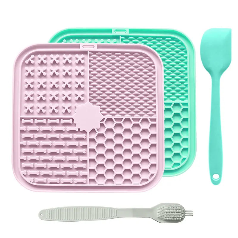 4-Zone Suction Lick Mat for Dogs